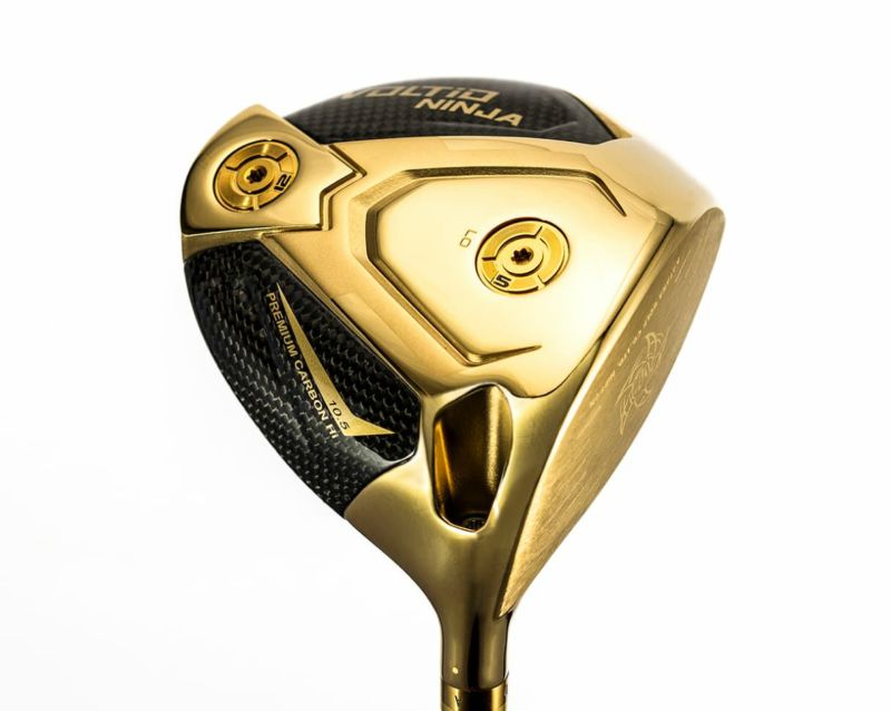 VOLTIO NINJA PREMIUM CARBON Hi DRIVER GOLD | KATANA GOLF